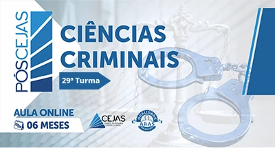 PÓS-GRADUAÇÃO em CIÊNCIAS CRIMINAIS - 29ª TURMA - 06 MESES - ONLINE