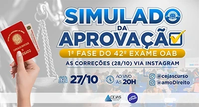 Simulado Gratuito da Aprovação - OAB 1ª Fase - 42° Exame