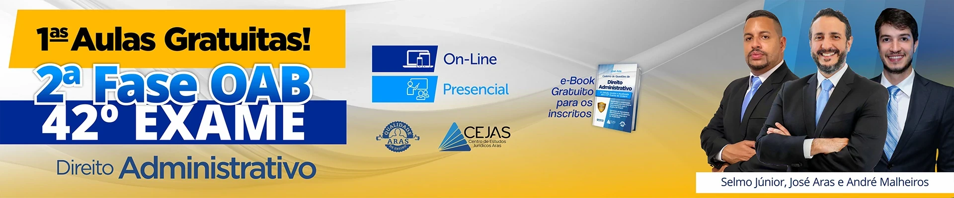 Primeiras Aulas Gratuitas - OAB 2ª Fase - 42º Exame - Direito Administrativo