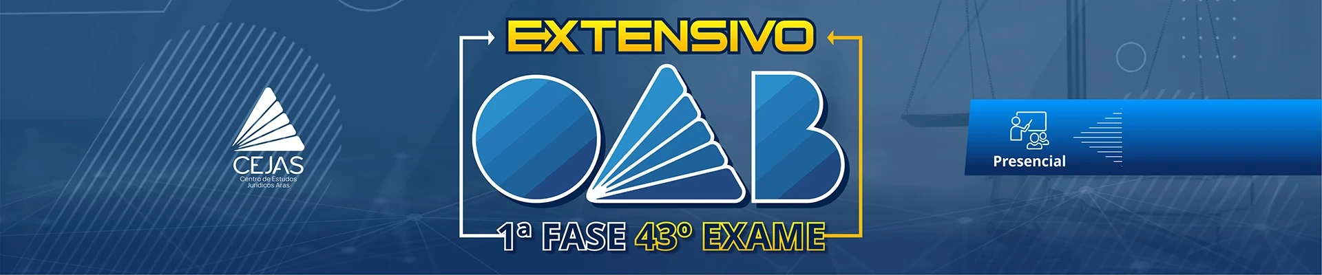 Super Extensivo OAB 1ª Fase - 43° Exame - Presencial Matutino