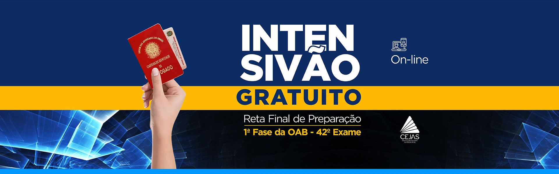 Intensivão Reta Final - OAB 1 Fase 42 Exame - Online GRATUITO